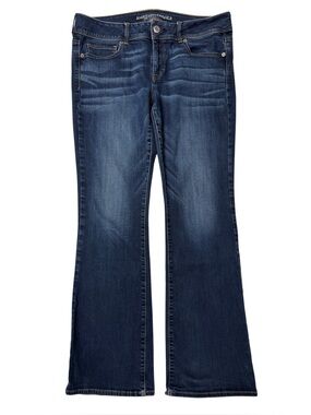{American Eagle} "Kick Boot" Tall Dark Blue Low to Mid Rise Bootcut Jeans WJ530